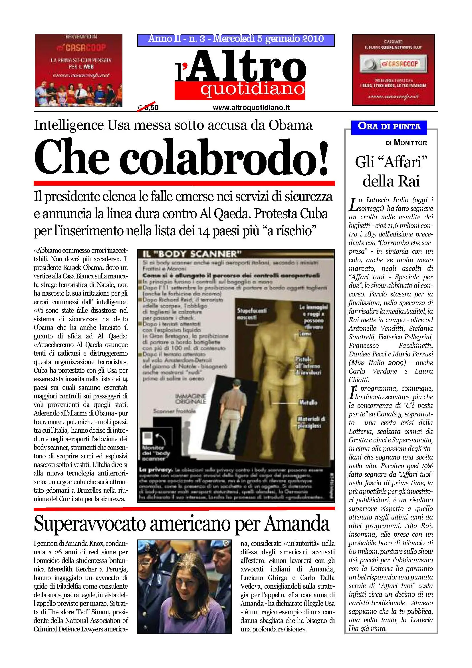 Altro Quotidiano 06.01.2010