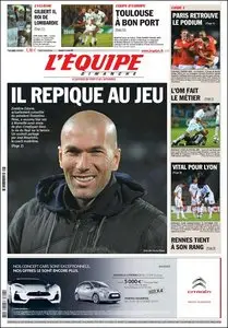 L'Equipe - Dimamche 17 Octobre 2010
