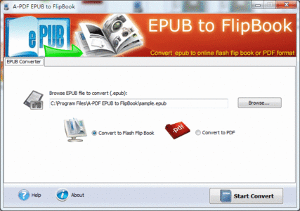 A-PDF EPUB to FlipBook 1.1.0