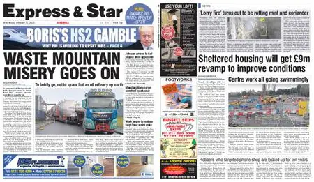 Express and Star Sandwell Edition – February 12, 2020