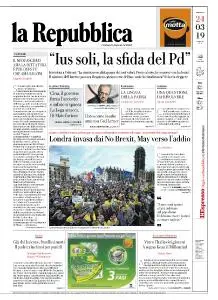 la Repubblica - 24 Marzo 2019