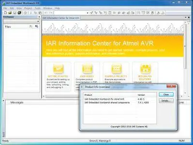 IAR Embedded Workbench for AVR version 6.80.5