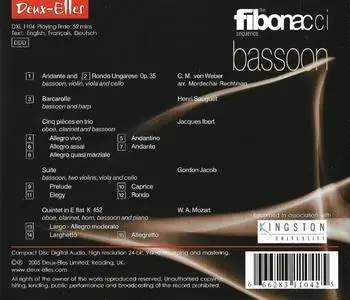 Fibonacci Sequence - Bassoon: Weber, Sauguet, Ibert, Jacob, Mozart (2005)