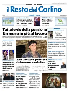 Il Resto del Carlino Ascoli Fermo - 19 Ottobre 2025