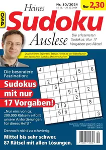 Heines Sudoku Auslese - Nr.10 2024