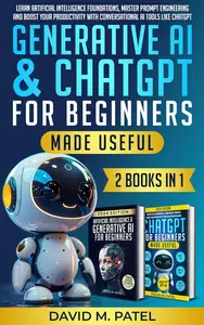 Generative AI & ChatGPT for Beginners Made Useful - 2-Books-in-1