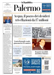 la Repubblica Palermo - 27 Luglio 2024