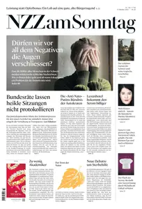 NZZ am Sonntag - 27 Oktober 2024