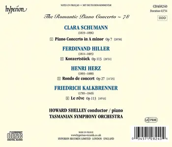 Howard Shelley, Tasmanian Symphony Orchestra - The Romantic Piano Concerto Vol. 78: Clara Schumann: Piano Concertos (2019)