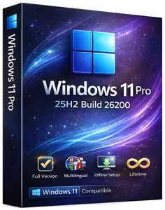 Windows 11 Pro 25H2 Build 26200.8457 (No TPM Required) Preactivated Multilingual May 2026