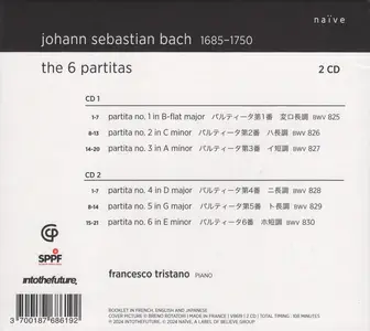 Francesco Tristano - Johann Sebastian Bach: The 6 Partitas (2024)