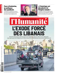 L'Humanité - 25 Septembre 2024