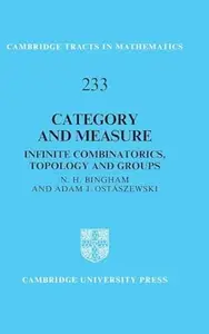 Category and Measure: Infinite Combinatorics, Topology and Groups