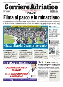 Corriere Adriatico Pesaro - 23 Settembre 2025