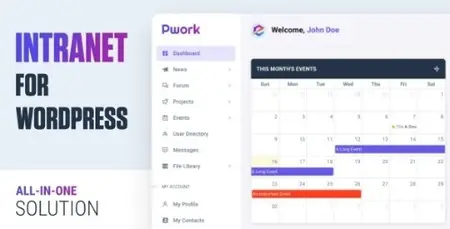 Pwork v2.2 - Intranet For WordPress