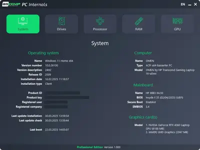 PC Internals Pro 1.001 Multilingual