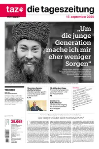 taz die tageszeitung - 17 September 2025
