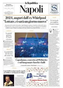 la Repubblica Napoli - 31 Dicembre 2023