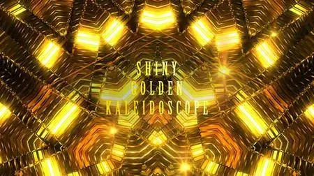 Shiny Golden Kaleidoscope 20815810