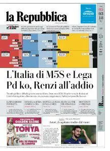 la Repubblica - 5 Marzo 2018