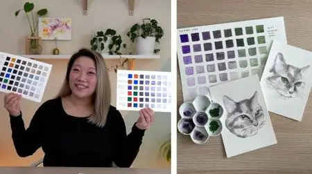 Color Palette Basics: How to Mix and Paint with Watercolor Greys