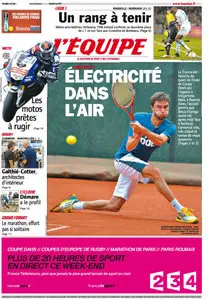 L'Equipe - Vendredi 05 Avril 2013