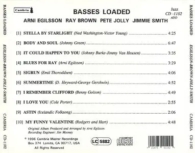 Arni Egilsson, Ray Brown, Pete Jolly, Jimmie Smith - Basses Loaded (1985) [Remastered 1996]