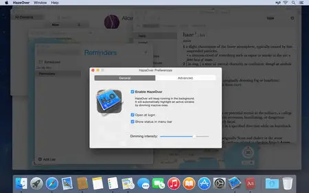 HazeOver 1.8.5 macOS