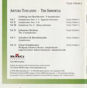 Arturo Toscanini, NBC Symphony Orchestra - Johannes Brahms: The Four Symphonies (2CD) (1999)