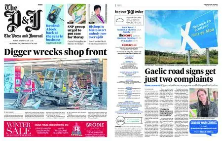 The Press and Journal Moray – January 21, 2019