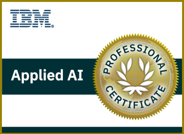 Coursera - IBM Applied AI Professional Certificate by IBM