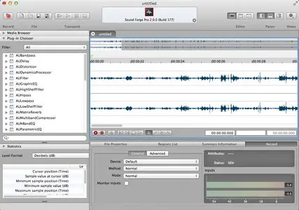 Sony Sound Forge Pro Mac 2.5.133