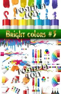 Bright colors #3 - Stock Vector