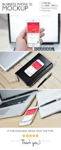 GraphicRiver - Business Phone 5s Mockup 