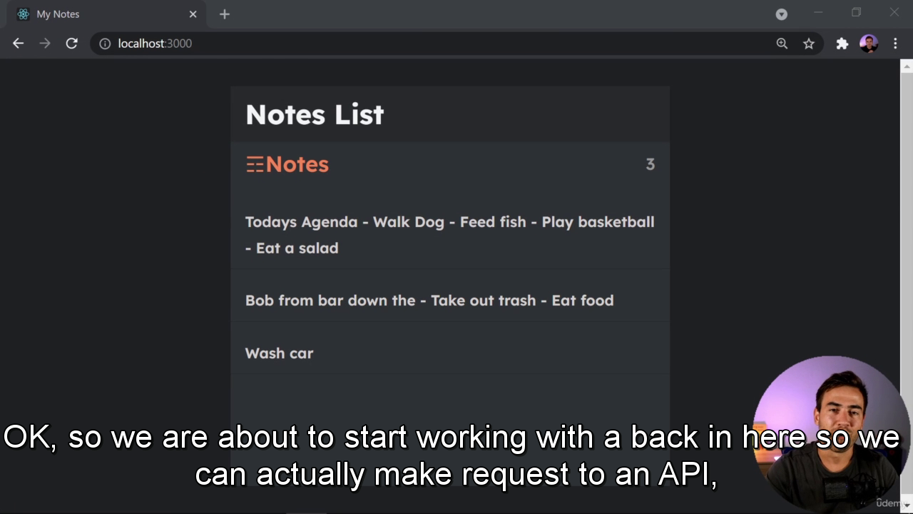 React JS Notes App & Crash Course (09/2021)