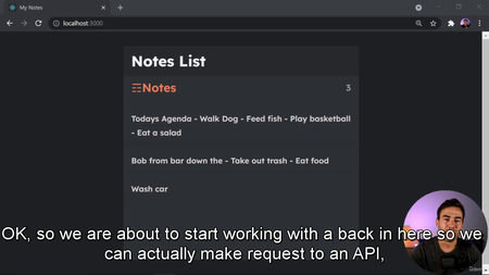 React JS Notes App & Crash Course (09/2021)