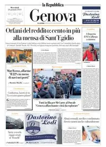 la Repubblica Genova - 24 Gennaio 2024