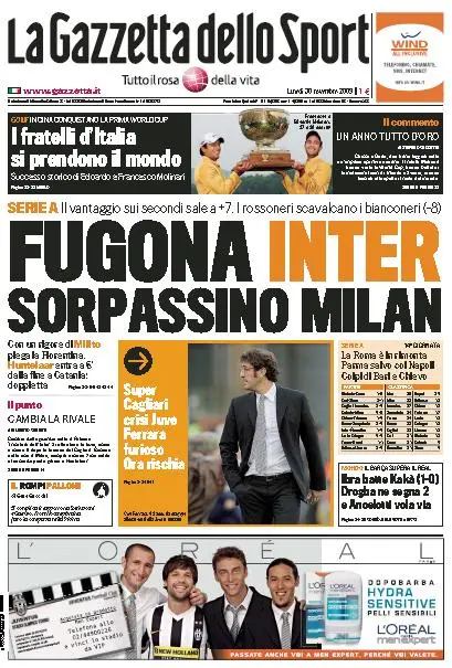 La Gazzetta dello Sport (30-11-09)