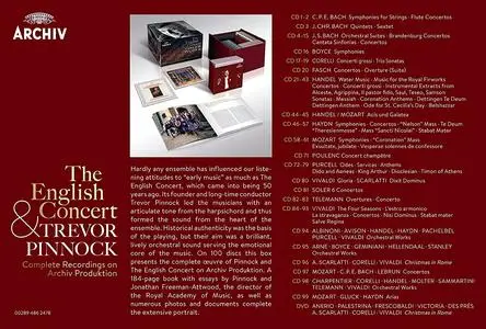 Trevor Pinnock & The English Concert - Complete Recordings on Archiv Produktion [99CD Box Set] (2023)