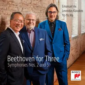 Emanuel Ax, Leonidas Kavakos, Yo-Yo Ma - Beethoven for Three: Symphonies Nos. 2 and 5 (2022)
