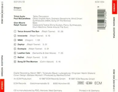 Oregon - Ecotopia (1987) {ECM 1354}