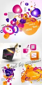 3D Abstract Backgrounds Vector 3