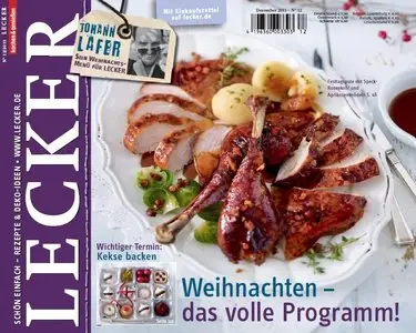 Kochen und Geniessen Lecker Magazin Dezember No 12 2011