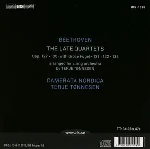 Beethoven: The Late Quartets Arranged for String Orchestra - Camerata Nordica,Terje Tønnesen (2013)