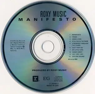 Roxy Music - Manifesto (1979) {1989, Reissue} Re-Up