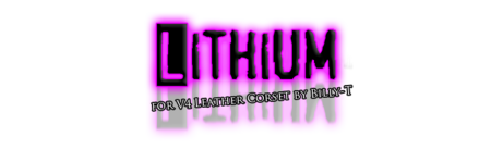 Daz3D - Lithium for V4 Leather Corset