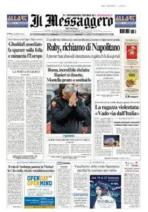 IL MESSAGGERO 21 FEBBRAIO 2011