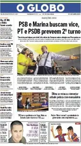 O Globo - 19 de agosto de 2014 - Terça 