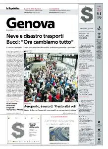 la Repubblica Genova - 25 Gennaio 2019