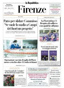 la Repubblica Firenze - 24 Gennaio 2021